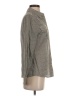 Tory Burch 100% Cotton Tweed Gray Long Sleeve Button-Down Shirt Size 4 - photo 4