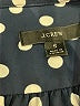J.Crew 100% Polyester Polka Dots Black Long Sleeve Blouse Size S - photo 7
