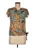 Assorted Brands 100% Polyester Brown Short Sleeve T-Shirt Size M - photo 1