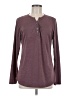 Ouges Burgundy Long Sleeve Henley Size M - photo 1