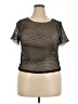 Assorted Brands 100% Polyester Black Short Sleeve T-Shirt Size 2X - photo 1