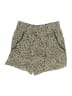 Three Dots 100% Rayon Tweed Gold Shorts Size S - photo 1