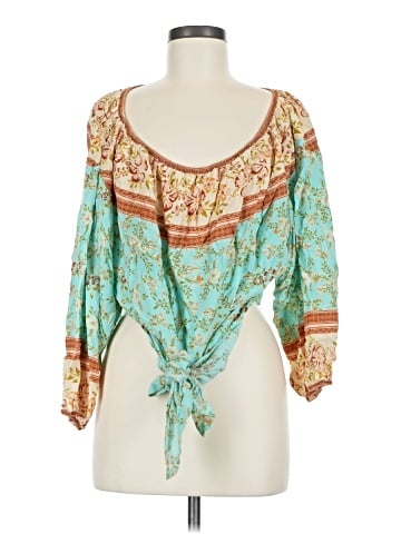 Umgee 3/4 Sleeve Blouse (view 1)