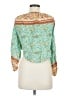Umgee 100% Rayon Teal 3/4 Sleeve Blouse Size M - photo 2