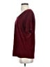 J Brand 100% Polyester Burgundy Short Sleeve Top Size L (estimated) - photo 5