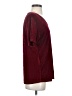 J Brand 100% Polyester Burgundy Short Sleeve Top Size L (estimated) - photo 4
