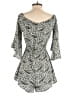 Express 100% Rayon Gray Romper Size XS - photo 2
