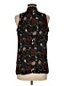Violet & Claire 100% Polyester Black Sleeveless Blouse Size M - photo 2
