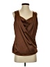 iris Brown Sleeveless Blouse Size 4 - photo 1