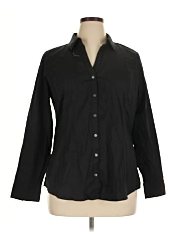 Express 3/4 Sleeve Button-Down Shirt (view 1)
