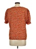 Unbranded 100% Polyester Orange Short Sleeve Blouse Size XL - photo 2