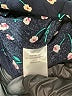 Pale Sky 100% Rayon Polka Dots Floral Black Long Sleeve Blouse Size XXL - photo 9