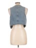Shein Curve Blue Denim Vest Size 12 - photo 2