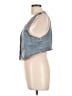 Shein Curve Blue Denim Vest Size 12 - photo 5