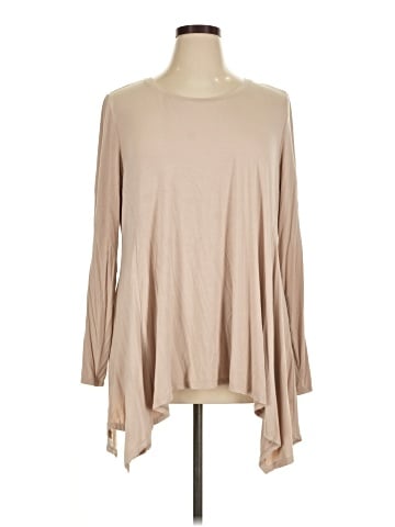 LOGO by Lori Goldstein Long Sleeve Top (view 1)