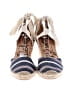 Sam Edelman Stripes Blue Wedges Size 8 - photo 2