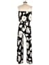 Ariella Graphic Black Jumpsuit Size S - photo 2