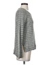 Harlowe & Graham Metallic Silver Pullover Sweater Size S - photo 4