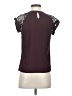 Express Burgundy Short Sleeve Top Size XS - photo 2