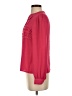 PinkyOtto 100% Polyester Red Long Sleeve Blouse Size S (estimated) - photo 5