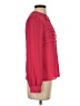 PinkyOtto 100% Polyester Red Long Sleeve Blouse Size S (estimated) - photo 4