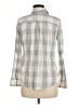 St. John's Bay Checkered-gingham Gray Long Sleeve Button-Down Shirt Size M - photo 2