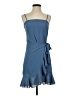 She + Sky Solid Blue Cocktail Dress Size S - photo 1