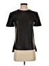 Rag & Bone 100% Leather Black Short Sleeve Top Size XS - photo 1