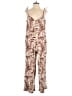 Harlow & Rose Animal Print Brown Jumpsuit Size S - photo 1