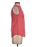 Banana Republic 100% Silk Pink Blouse Size 00 Petite - photo 4
