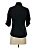Old Navy Black 3/4 Sleeve Button-Down Shirt Size S - photo 2