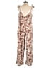 Harlow & Rose Animal Print Brown Jumpsuit Size S - photo 2