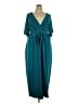 Roaman's Teal Casual Dress Size 26 (2X) - photo 1