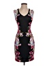 Guess Graphic Black Cocktail Dress Size 2 - photo 1