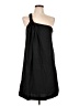 Theory Solid Black Cocktail Dress Size 12 - photo 1