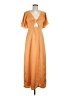 Lost + Wander 100% Polyester Orange Casual Dress Size M - photo 1