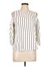 Ann Taylor 100% Polyester Ivory 3/4 Sleeve Blouse Size L (petite) - photo 1