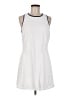 Zero Restriction Solid White Casual Dress Size M - photo 1
