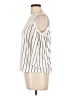 Ann Taylor 100% Polyester Ivory 3/4 Sleeve Blouse Size L (petite) - photo 5