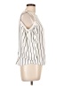 Ann Taylor 100% Polyester Ivory 3/4 Sleeve Blouse Size L (petite) - photo 4