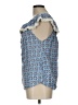 Roberta Roller Rabbit 100% Viscose Blue Sleeveless Blouse Size L - photo 5