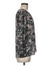Ann Taylor LOFT Outlet Paisley Gray Long Sleeve Blouse Size M - photo 4