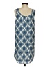 Lila Rose 100% Polyester Print Blue Casual Dress Size 4 - photo 2
