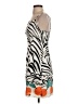 STAUD 100% Polyester Graphic Ivory Cocktail Dress Size 4 - photo 5