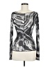 Topshop Silver Long Sleeve Top Size 6 - photo 1