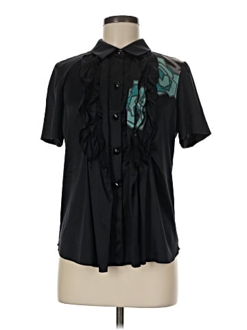 Etcetera Short Sleeve Silk Top (view 1)