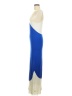 Townsen Color Block Blue Cocktail Dress Size M - photo 5