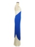 Townsen Color Block Blue Cocktail Dress Size M - photo 4