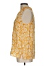 Talbots 100% Viscose Yellow Sleeveless Blouse Size L - photo 5
