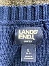 Lands' End 100% Cotton Blue Pullover Sweater Size L - photo 7
